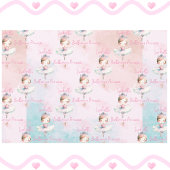 Elke naam  Ballet Princess Ballerina Gift Inpakpapier Vel