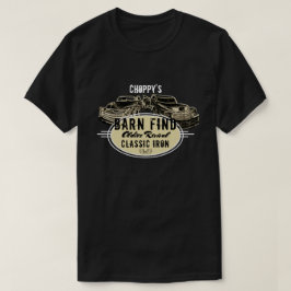 Elke naam Barn vindt de oude klassieke strijder T-shirt