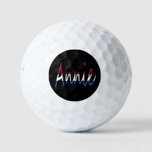 Elke naam bedekt met de NLD-vlag op bk be6 gbcnt Golfballen