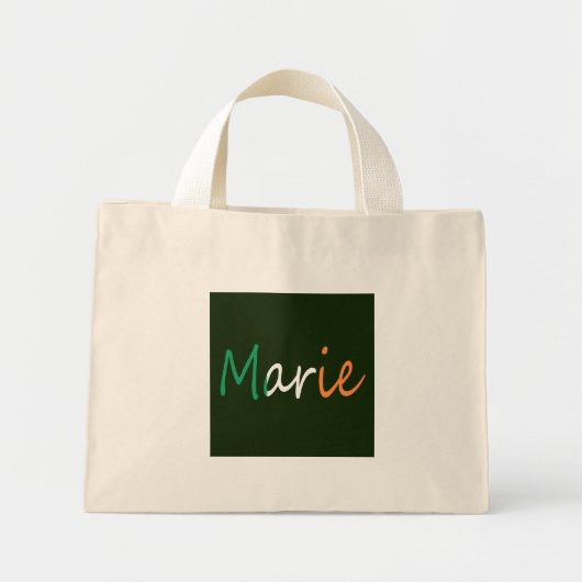 Elke naam bedekt met Ierse vlag tcnt Mini Tote Bag (Voorkant)