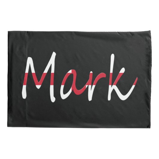 Elke naam bedekt op Engeland Vlag pcnt Kussensloop (Achterkant)