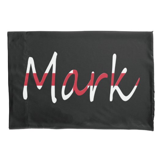 Elke naam bedekt op Engeland Vlag pcnt Kussensloop (Voorkant)