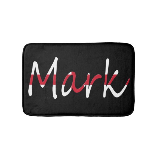 Elke naam bedekt op England Flag bmcnt Badmat (Voorkant)