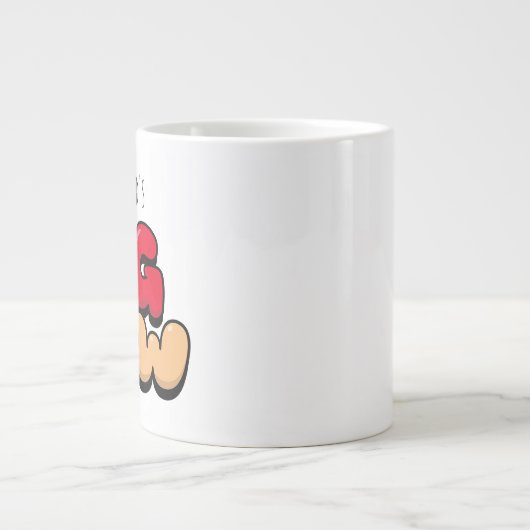 Elke naam Big Brew Giant Coffee Mok (Voorkant)