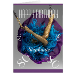 Elke naam en ouderdoms op de Birthday-kaart