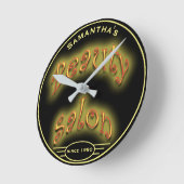 Elke naam Gele Glow op Black Beauty Salon - Ronde Klok (Hoek)