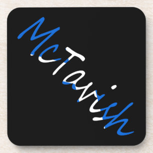 Elke naam op de Schotse vlag kuststrook Bier Onderzetter