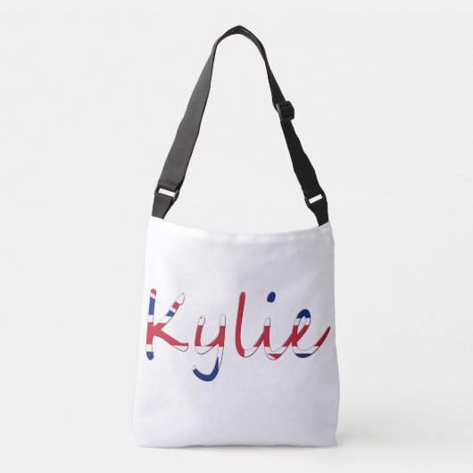 Elke naam op Union Jack Flag cbbcnt Crossbody Tas (Voorkant)