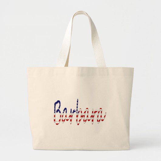 Elke naam op USA Flag jtcnt Grote Tote Bag (Voorkant)