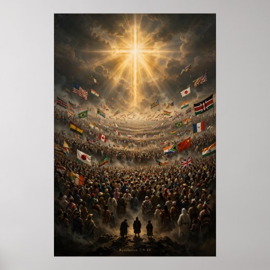 Elke Natie — De Menigte Poster (Voorkant)