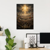 Elke Natie — De Menigte Poster (Thuiskantoor)