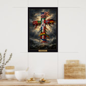 Elke Natie — De Monument Poster Gemonteerd (Keuken)