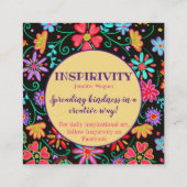 "Elke nieuwe dag"-inspiratiekaarten Vierkante Visitekaartje (Achterkant)