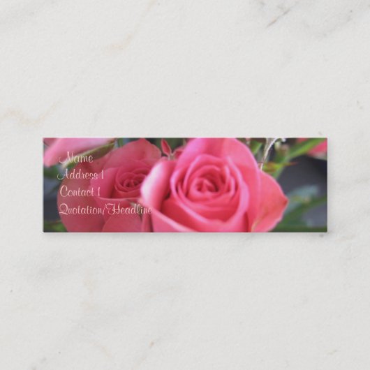 Elke Occasienota Card Mini Visitekaartje (Voorkant)