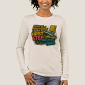 Elke Ochtend Eerste Stap - T-Shirt (Voorkant)