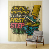 Elke Ochtend - Medium (127 x 152 cm) Tapijt Wandkleed (In situ)