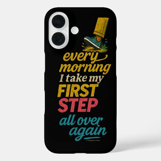Elke ochtend neem ik - iPhone / iPad hoes (Achterkant)