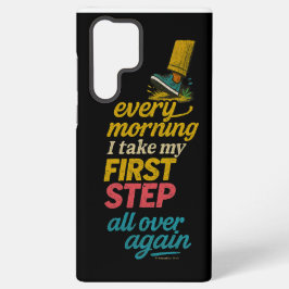 Elke ochtend neem ik mijn eerste stap - Hoesje Samsung Galaxy Hoesje