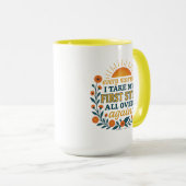 Elke ochtend zet ik mijn eerste stap mok (Voorkant rechts)