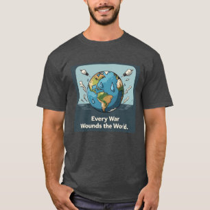 Elke oorlog raakt de wereld t-shirt