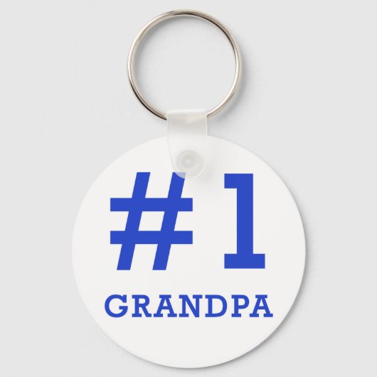 Elke opa verdient een #1 opa-shirt! sleutelhanger (Voorkant)