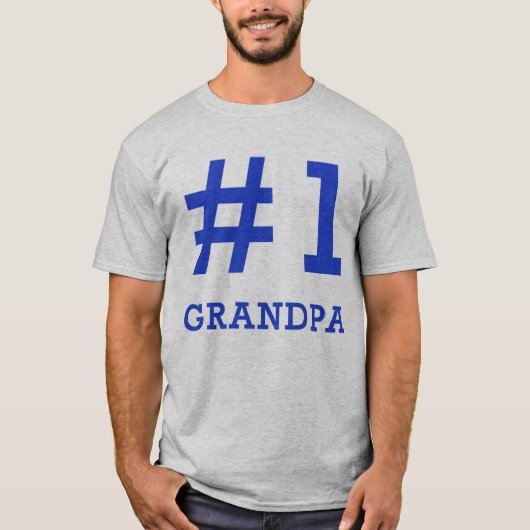 Elke opa verdient een #1 opa-shirt! t-shirt (Voorkant)
