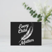 Elke Oranje Dag Kind Vriendelijkheid Materie 2024 Briefkaart (Staand voorkant)