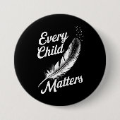 Elke Oranje Dag Kind Vriendelijkheid Materie 2024 Ronde Button 7,6 Cm (Voorkant)