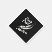 Elke Oranje Dag Kind Vriendelijkheid Materie 2024 Servet (Hoek)