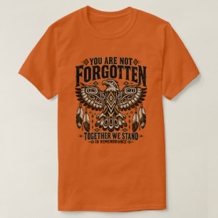 Elke Oranje Uniteit Dag Kind Native American T-shirt