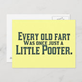 Elke oude kunst was ooit een klein pootje briefkaart (Voorkant / Achterkant)