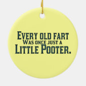 Elke oude kunst was ooit een klein pootje keramisch ornament (Achterkant)