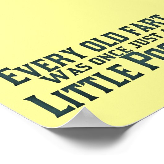 Elke oude kunst was ooit een klein pootje poster (Hoek)