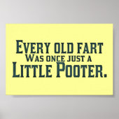 Elke oude kunst was ooit een klein pootje poster (Voorkant)