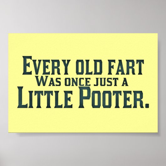 Elke oude kunst was ooit een klein pootje poster (Voorkant)