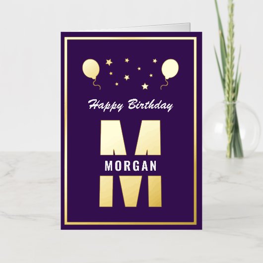 Elke Paars-blanke leeftijd Folie Wenskaart (Voorkant)