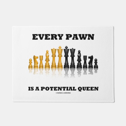 Elke pap is een potentiële Humor van koninginnenka Deurmat (Voorkant)