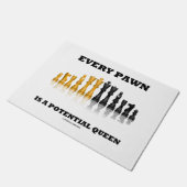 Elke pap is een potentiële Humor van koninginnenka Deurmat (Schuin)