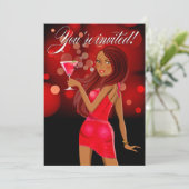 Elke Partij Feest Viering rood Kaart (Staand voorkant)