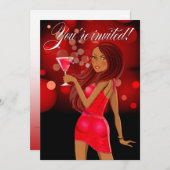 Elke Partij Viering rood Kaart (Voorkant / Achterkant)