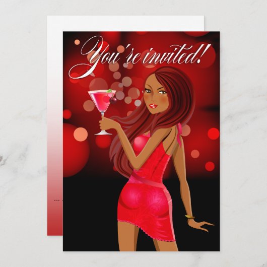 Elke Partij Viering rood Kaart (Voorkant / Achterkant)