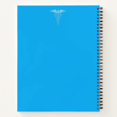 "Elke patiënt, elk verhaal, elke noot." Notitieboek (Achterkant)