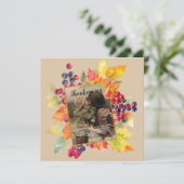 Elke perfecte cadeau Thanksgiving fotokaarten Feestdagenkaart (Staand voorkant)