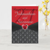 ELKE # Persoonlijke gelukwenskaart voor jubileum Kaart (Gele Bloem)