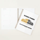 Elke pion is een potentiële Queen Chess Gezegde Hu Planner (Display)