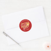 Elke Pizza Die Jij Liefhebt Cute Valentijnsdag Roo Ronde Sticker (Envelop)