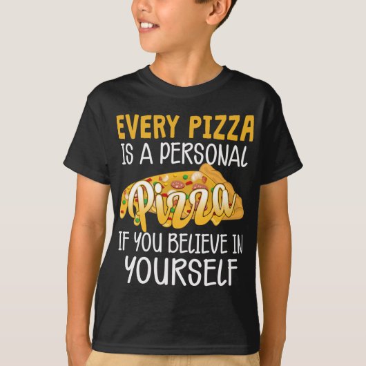Elke Pizza is een persoonlijke Pizza Funny Pizza L T-shirt (Voorkant)