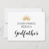 Elke prins heeft een godfather nodig. kaart (Voorkant)