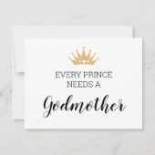 Elke prins heeft een godmoeder nodig. kaart (Voorkant)