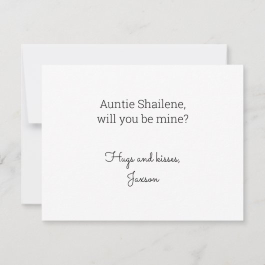 Elke prins heeft een godmoeder nodig. kaart (Achterkant)